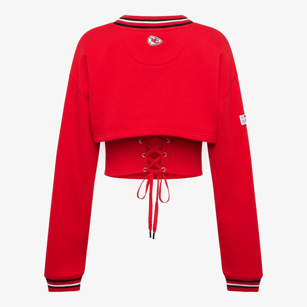 Kansas City Chiefs Off Season Women's Fleece Shrug Cami - Red - NFL