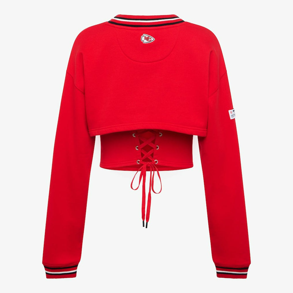 Kansas City Chiefs Off Season Women's Fleece Shrug Cami - Red - NFL