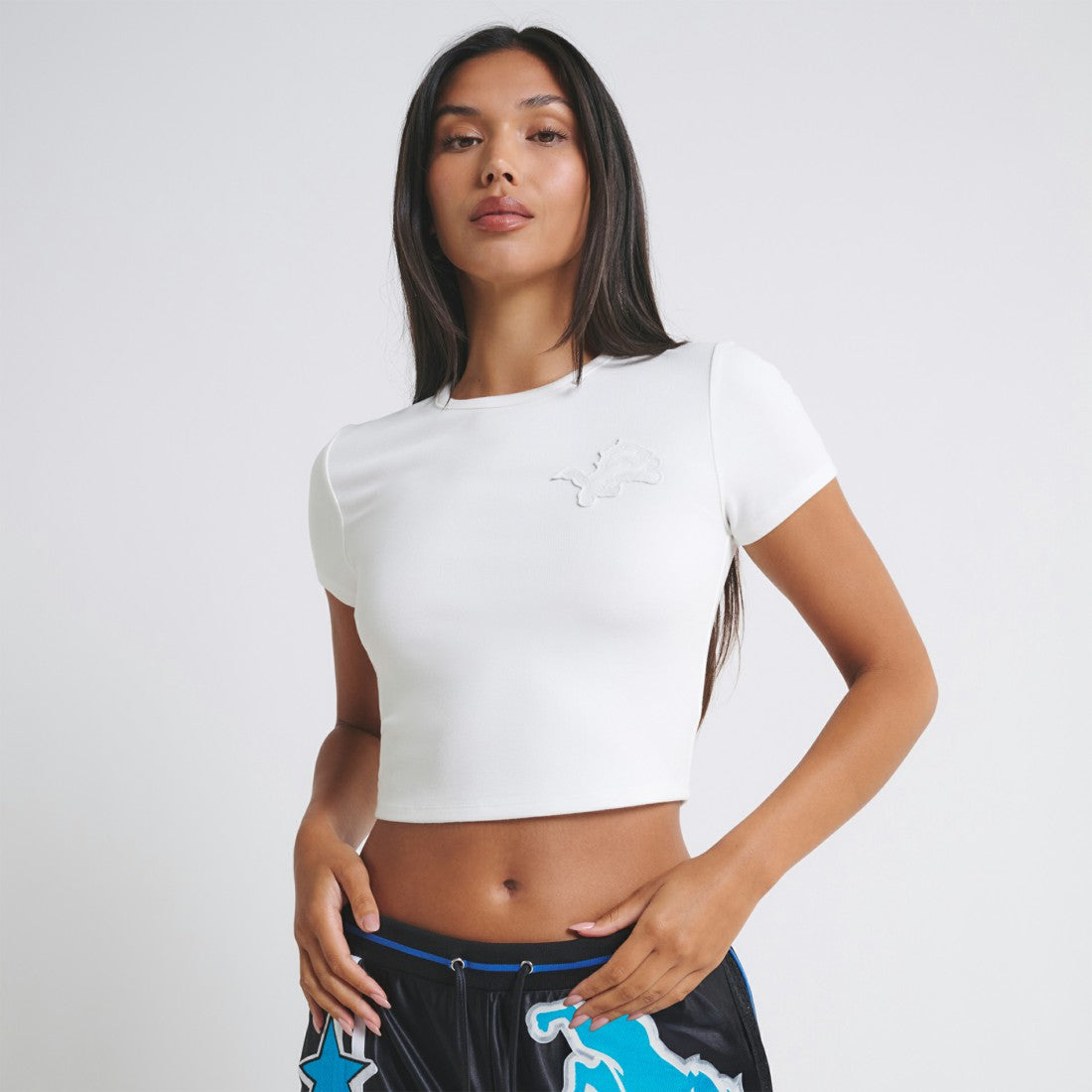 Detroit Lions Off Season Women's Baby T-Shirt - White - NFL