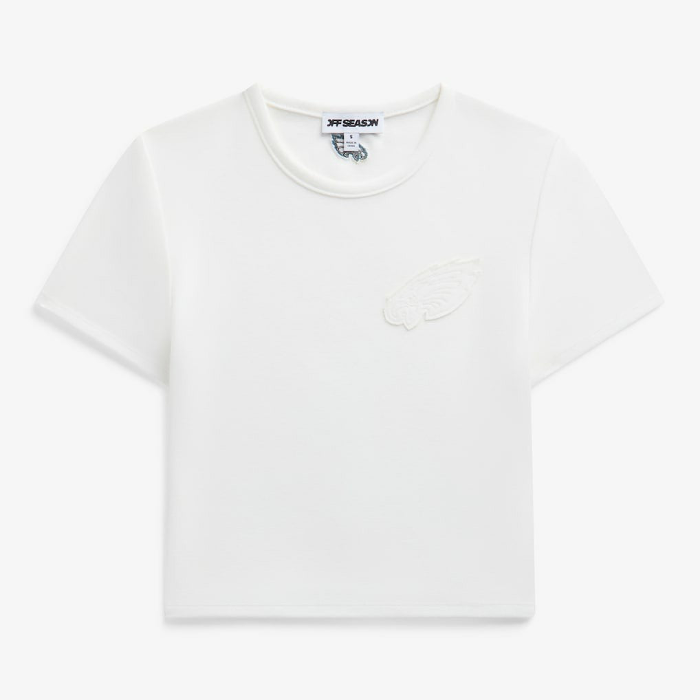 Philadelphia Eagles Off Season Women's Baby T-Shirt - White - NFL