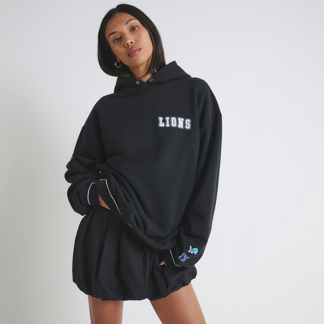Detroit Lions Off Season Unisex Hoodie - Black - NFL