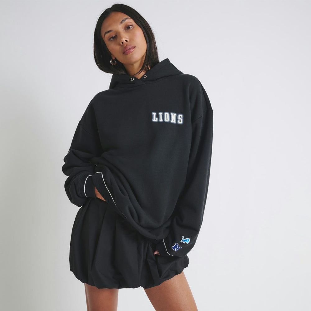 Detroit Lions Off Season Unisex Hoodie - Black - NFL