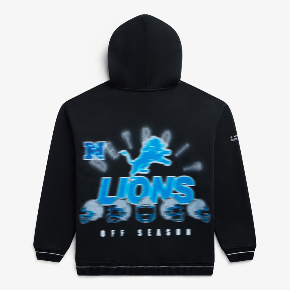 Detroit Lions Off Season Unisex Hoodie - Black - NFL