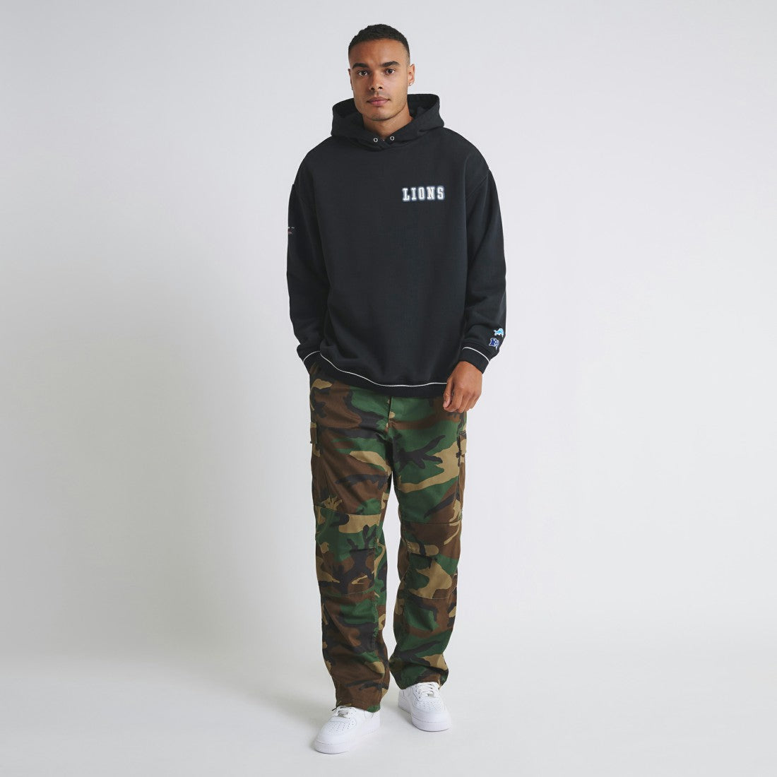 Detroit Lions Off Season Unisex Hoodie - Black - NFL