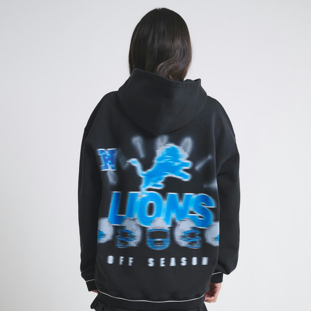 Detroit Lions Off Season Unisex Hoodie - Black - NFL