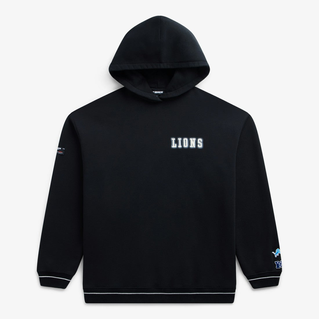 Detroit Lions Off Season Unisex Hoodie - Black - NFL