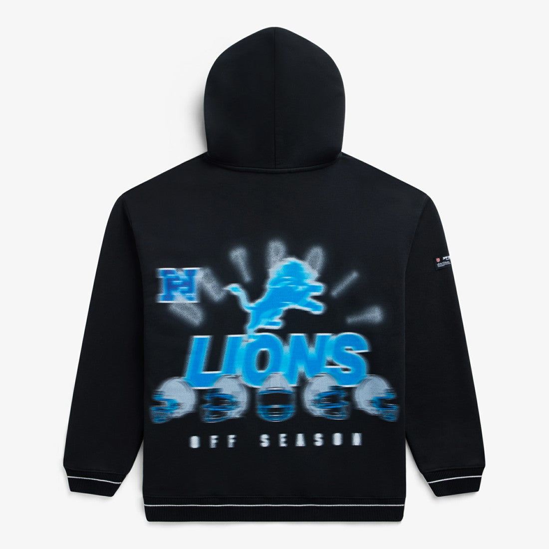 Detroit Lions Off Season Unisex Hoodie - Black - NFL