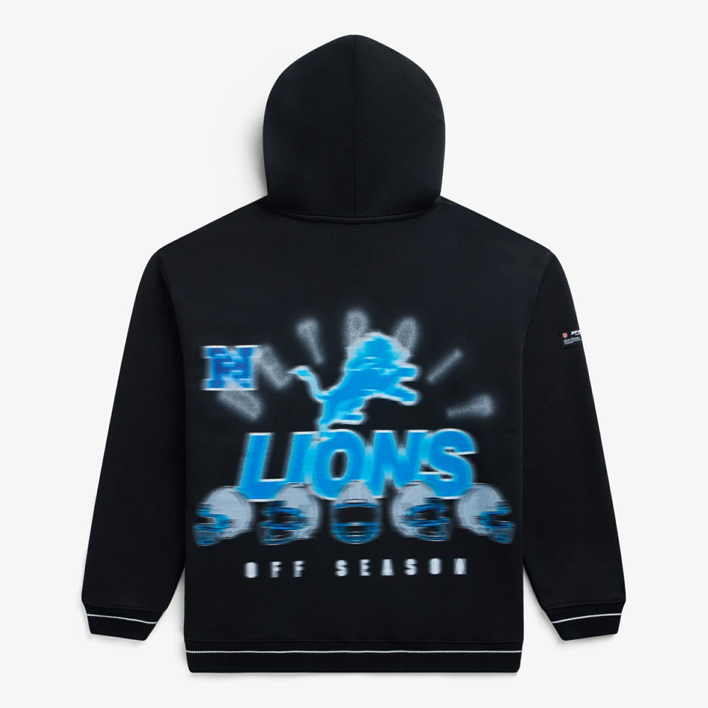 Detroit Lions Off Season Unisex Hoodie - Black - NFL