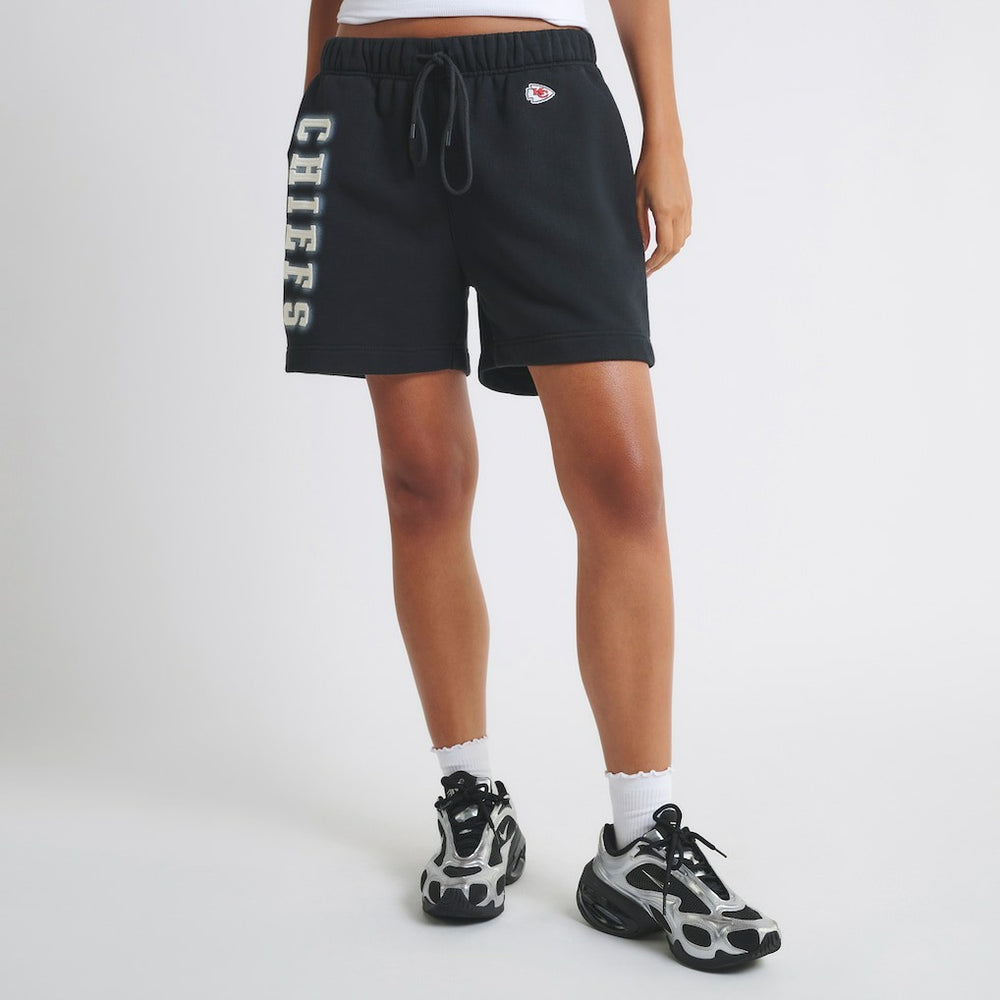 Kansas City Chiefs Off Season Unisex Fleece Shorts - Black - NFL