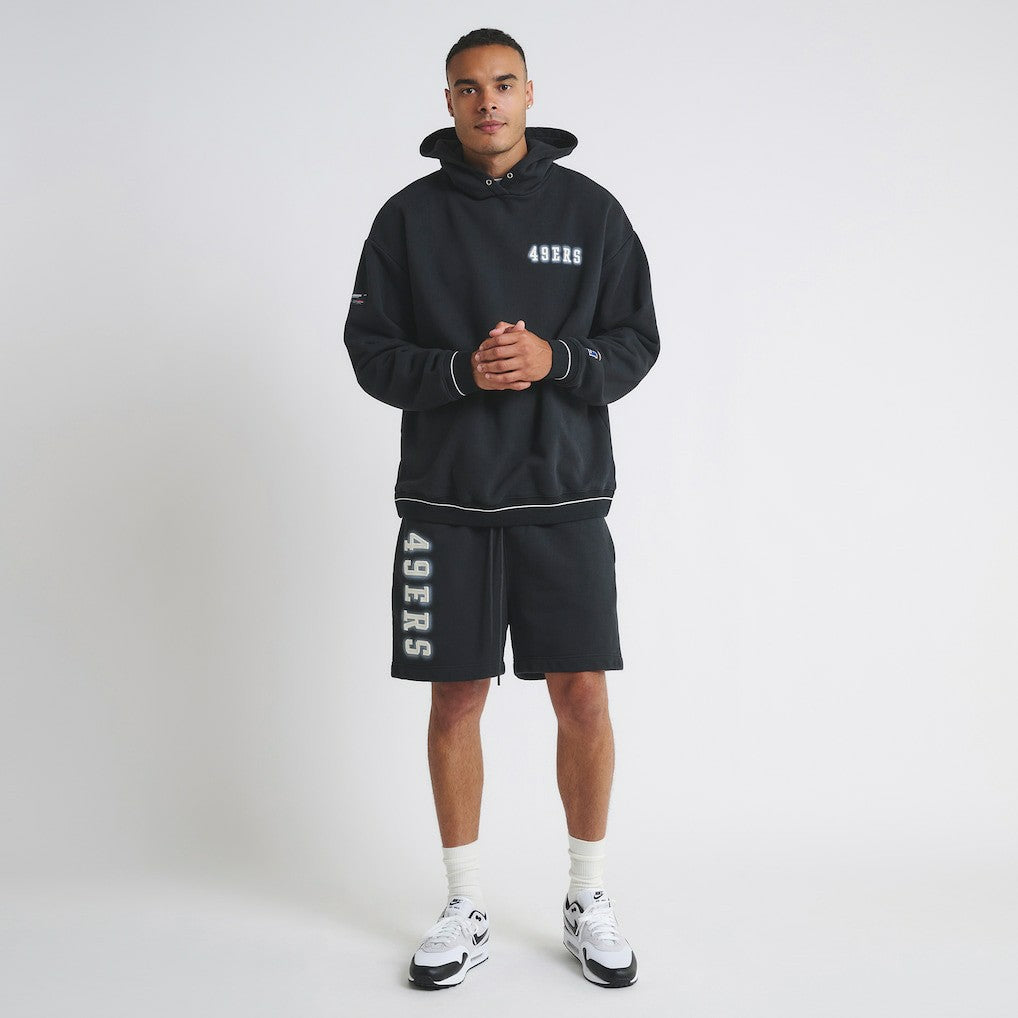 San Francisco 49ers Off Season Unisex Fleece Shorts - Black - NFL