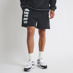 San Francisco 49ers Off Season Unisex Fleece Shorts - Black - NFL