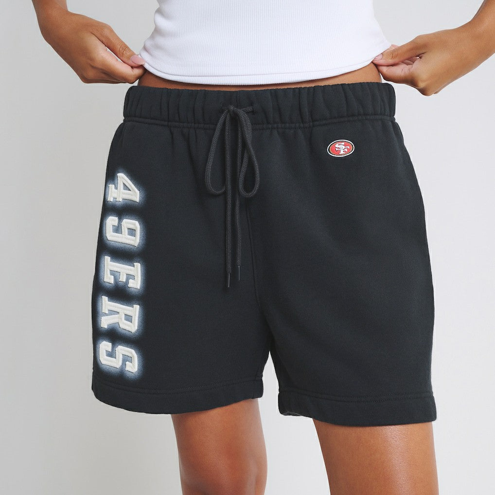 San Francisco 49ers Off Season Unisex Fleece Shorts - Black - NFL