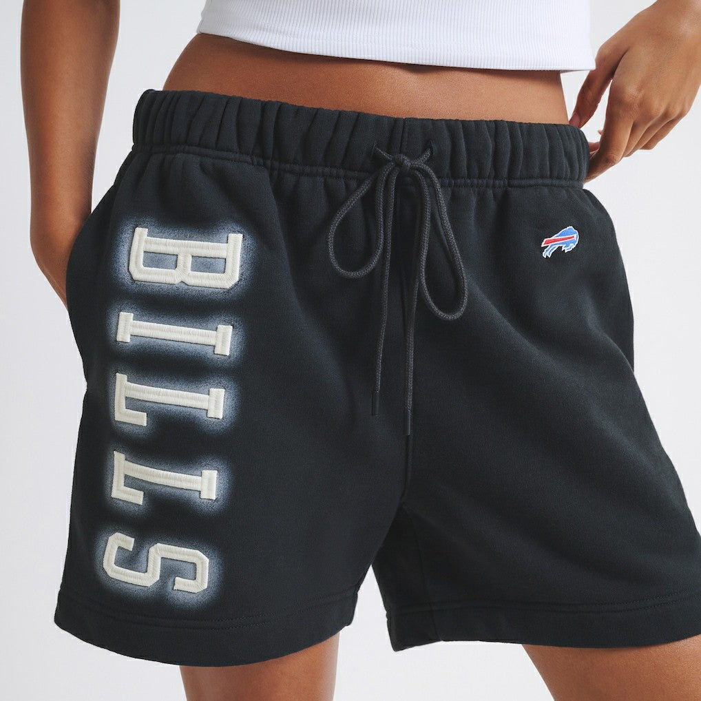 Buffalo Bills Off Season Unisex Fleece Shorts - Black - NFL