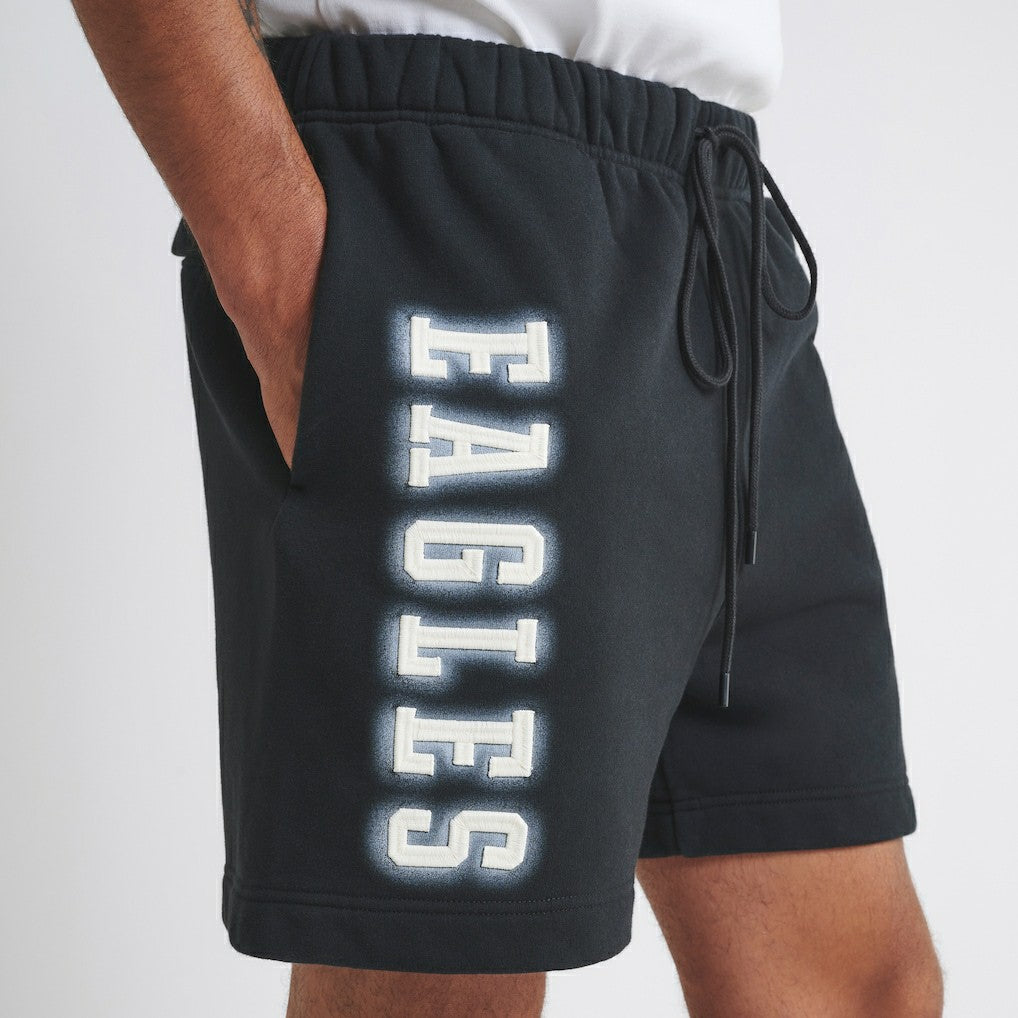 Philadelphia Eagles Off Season Unisex Fleece Shorts - Black - NFL