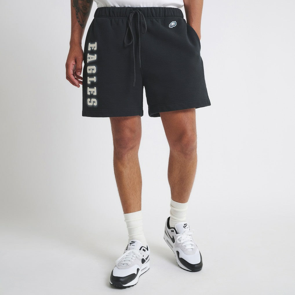 Philadelphia Eagles Off Season Unisex Fleece Shorts - Black - NFL