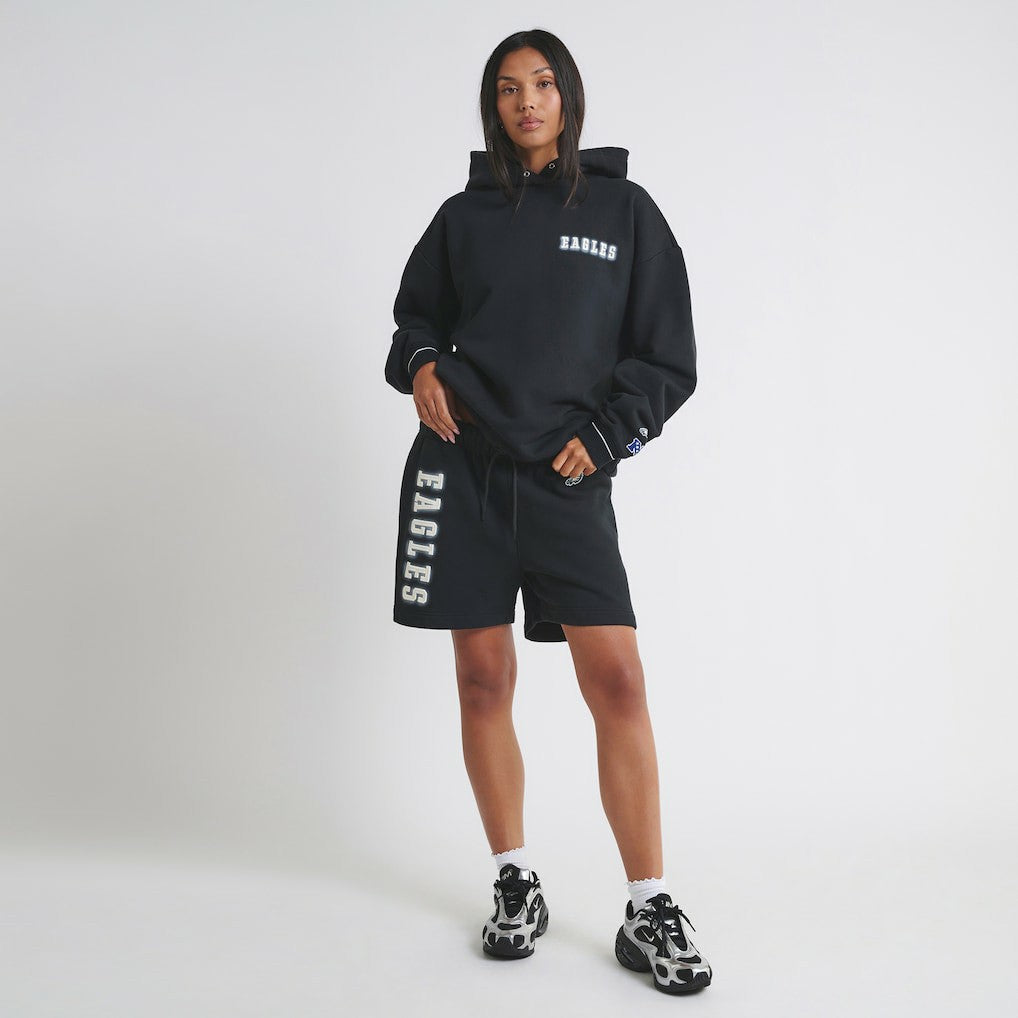 Philadelphia Eagles Off Season Unisex Fleece Shorts - Black - NFL