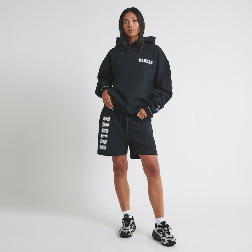 Philadelphia Eagles Off Season Unisex Fleece Shorts - Black - NFL