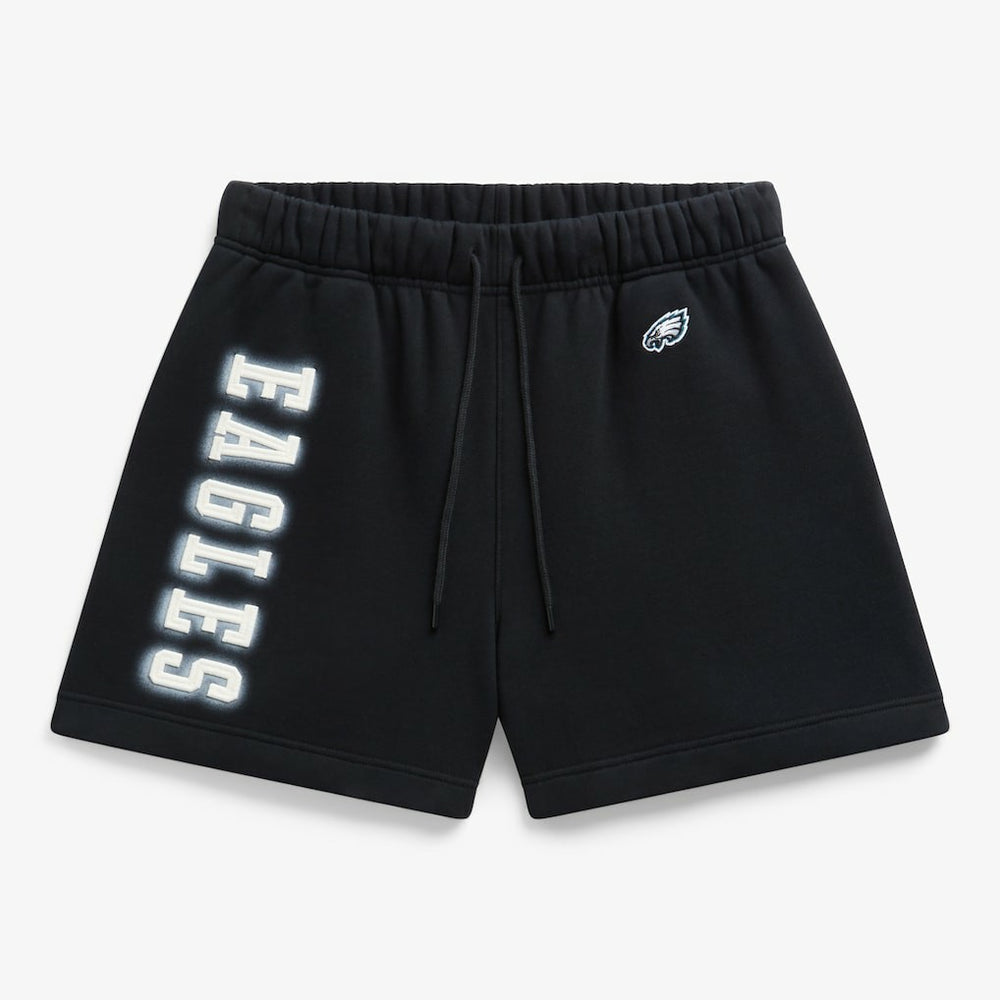 Philadelphia Eagles Off Season Unisex Fleece Shorts - Black - NFL