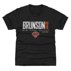 Jalen Brunson New York Knicks 500 Level Youth Elite T-Shirt Black