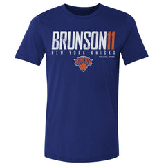 Jalen Brunson New York Knicks 500 Level Elite T-Shirt Blue