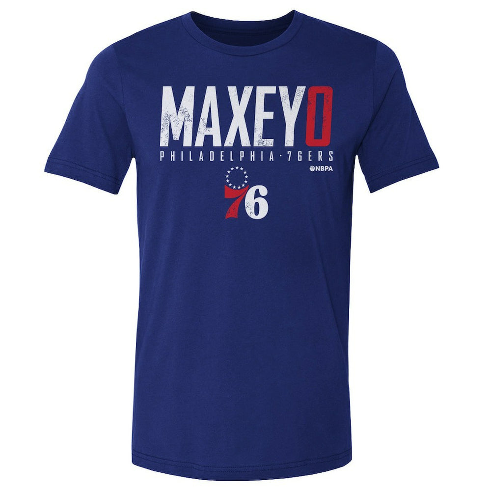 Tyrese Maxey Philadelphia 76ers 500 Level Elite T-Shirt Royal