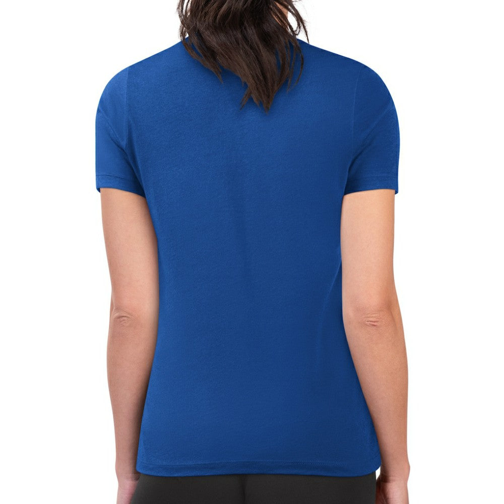 Toronto Blue Jays G-III 4Her by Carl Banks Women's Super-Slim Fit Lightweight Double Heart T-Shirt Discount