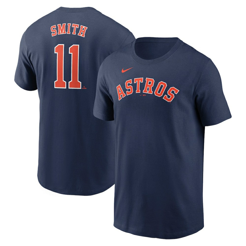 Cam Smith Houston Astros Nike Fuse Name & Number T-Shirt Online
