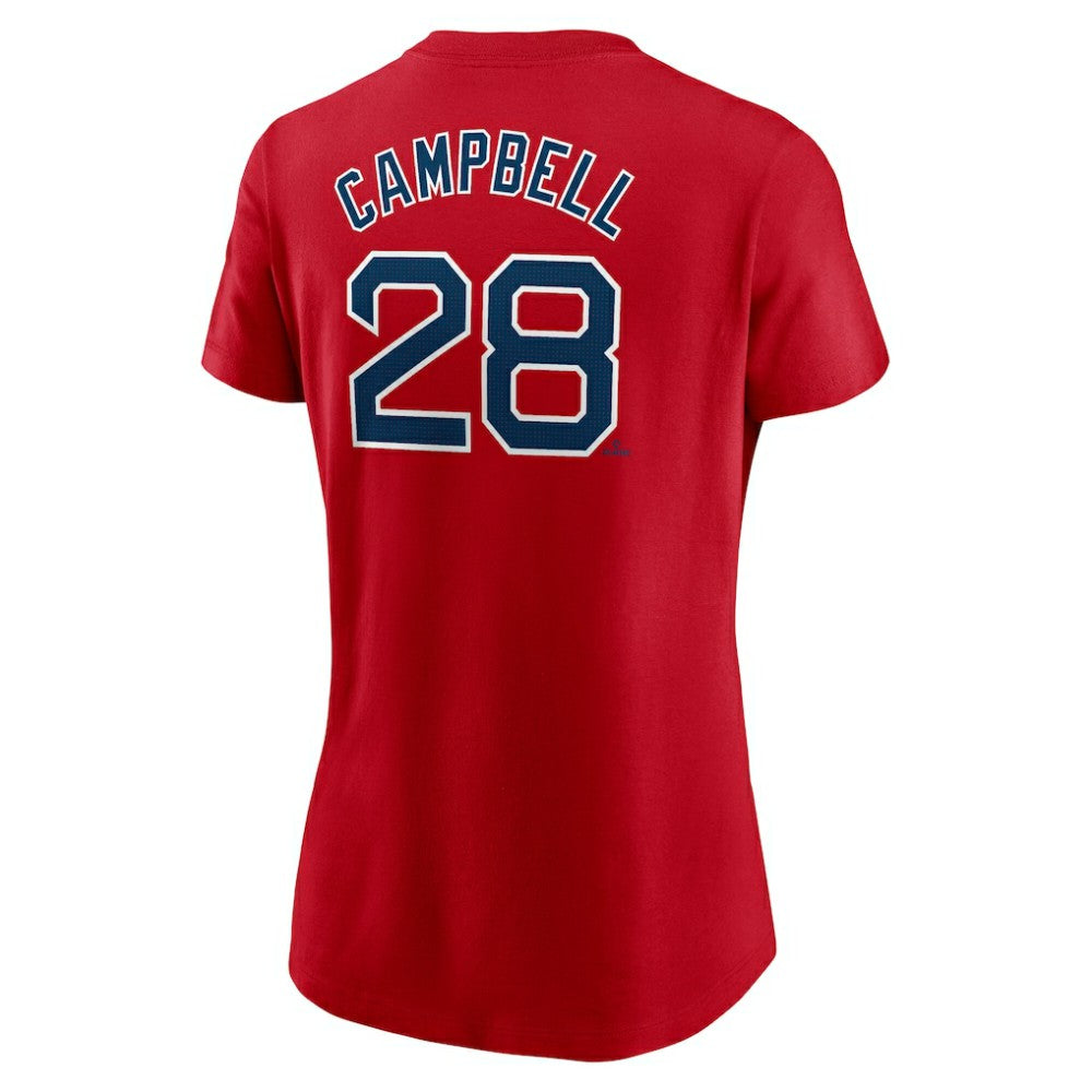 Kristian Campbell Boston Red Sox Nike Women's Cooperstown Collection Fuse Name & Number T-Shirt Near Me