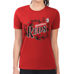 Cincinnati Reds G-III 4Her by Carl Banks Women's Super-Slim Fit Lightweight Retro Roses T-Shirt Near Me