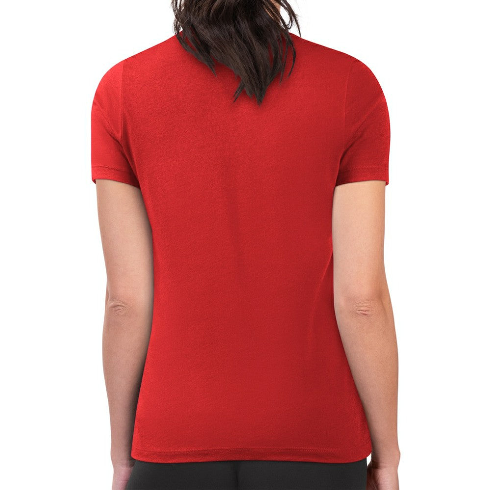 Washington Nationals G-III 4Her by Carl Banks Women's Super-Slim Fit Lightweight Retro Roses T-Shirt for sale