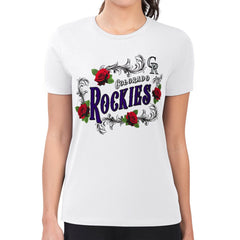 Colorado Rockies G-III 4Her by Carl Banks Women's Super-Slim Fit Lightweight Retro Roses T-Shirt Online