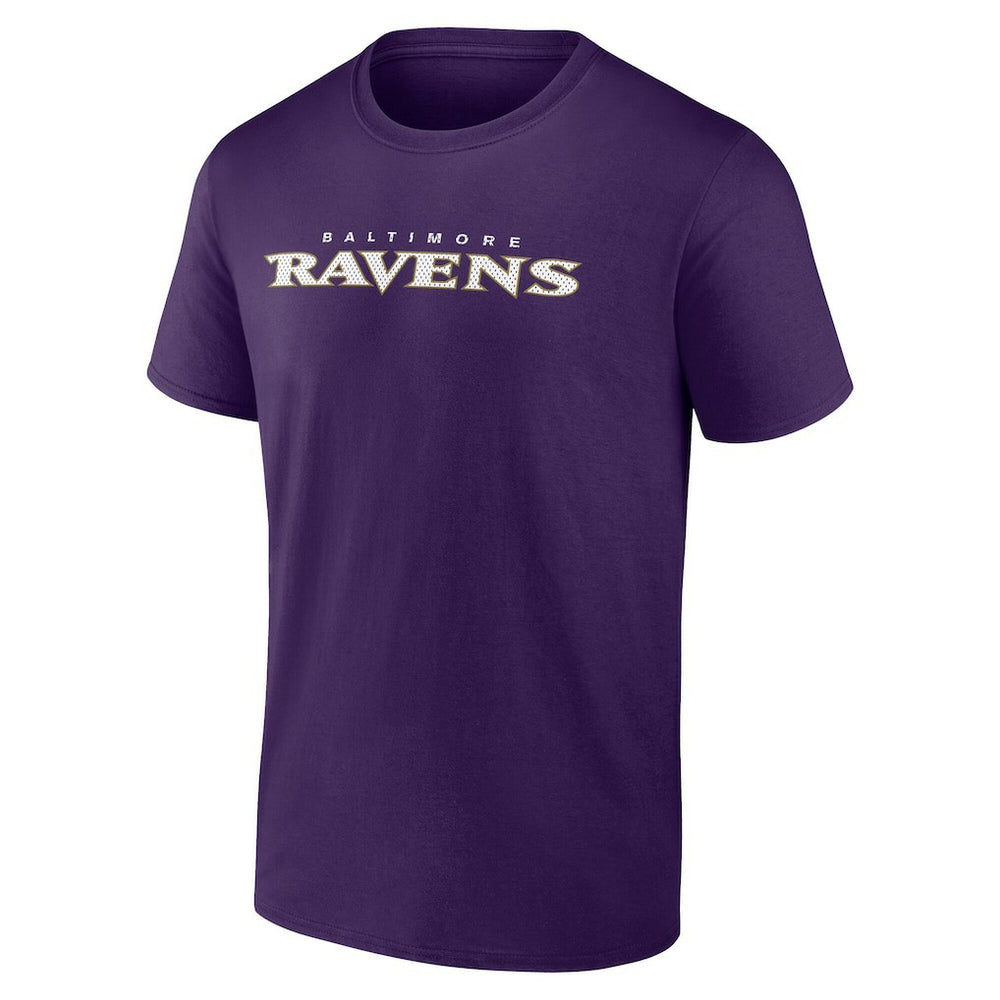 Baltimore Ravens #1 Dad Jersey T-Shirt - Purple - NFL
