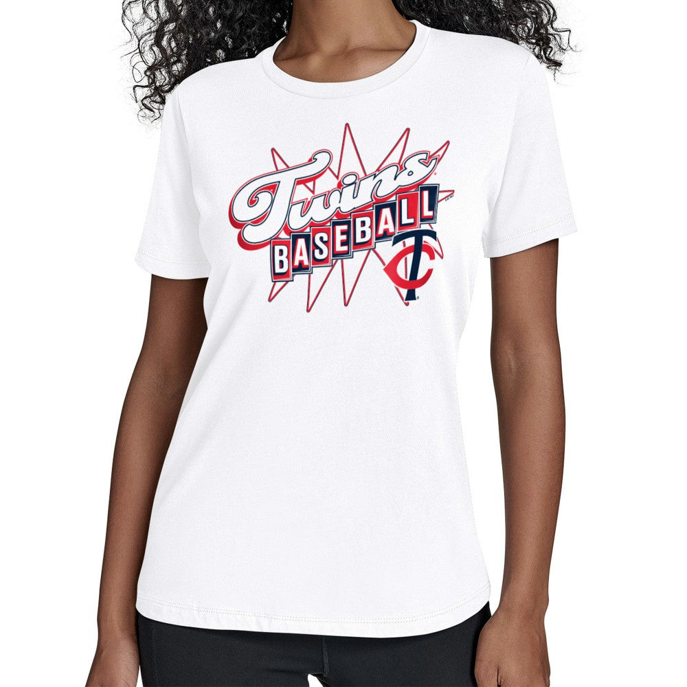 Minnesota Twins Starter Women's Drive-In T-Shirt Outlet