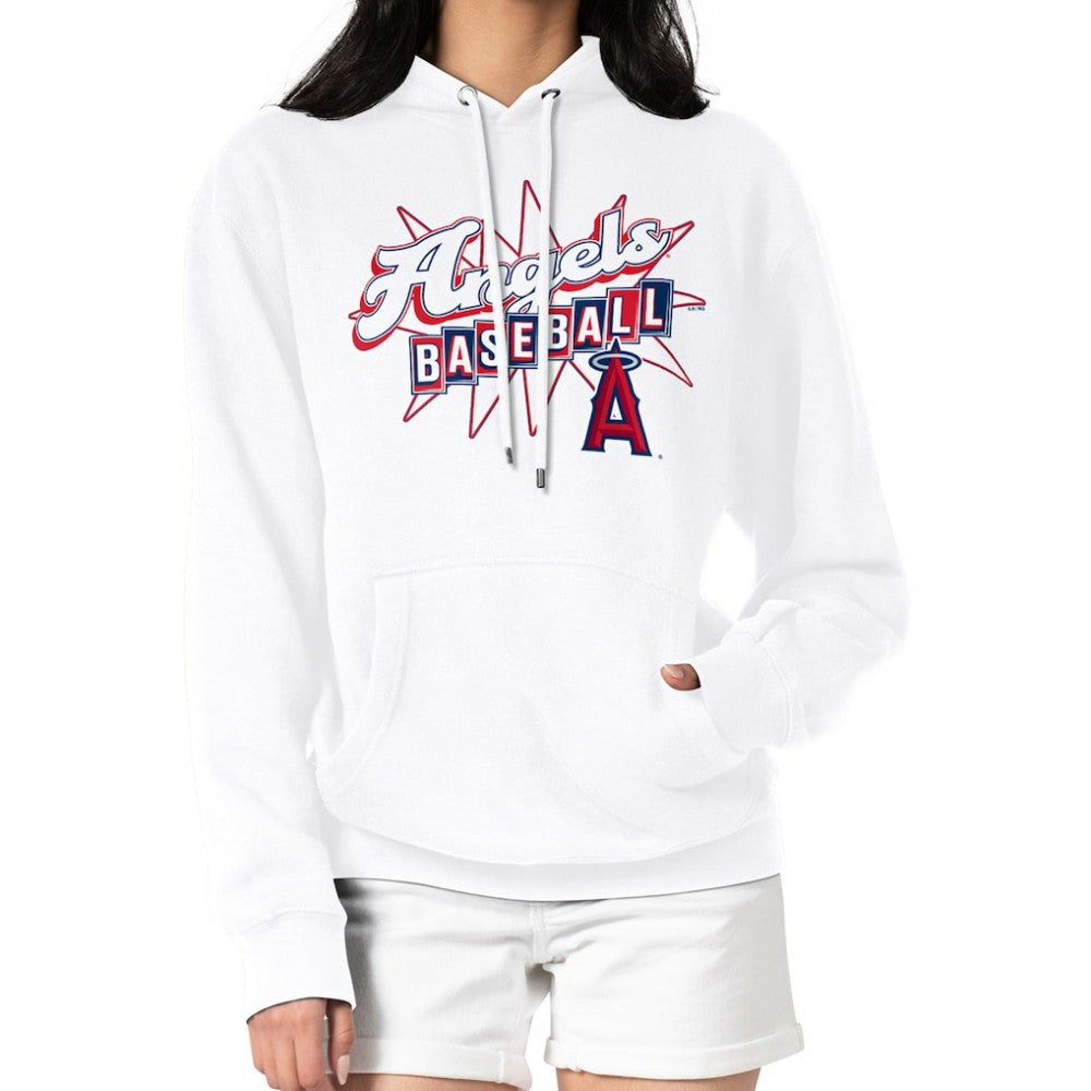 Los Angeles Angels Starter Women's Drive-In Pullover Hoodie Near Me