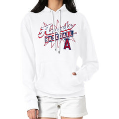 Los Angeles Angels Starter Women's Drive-In Pullover Hoodie Near Me