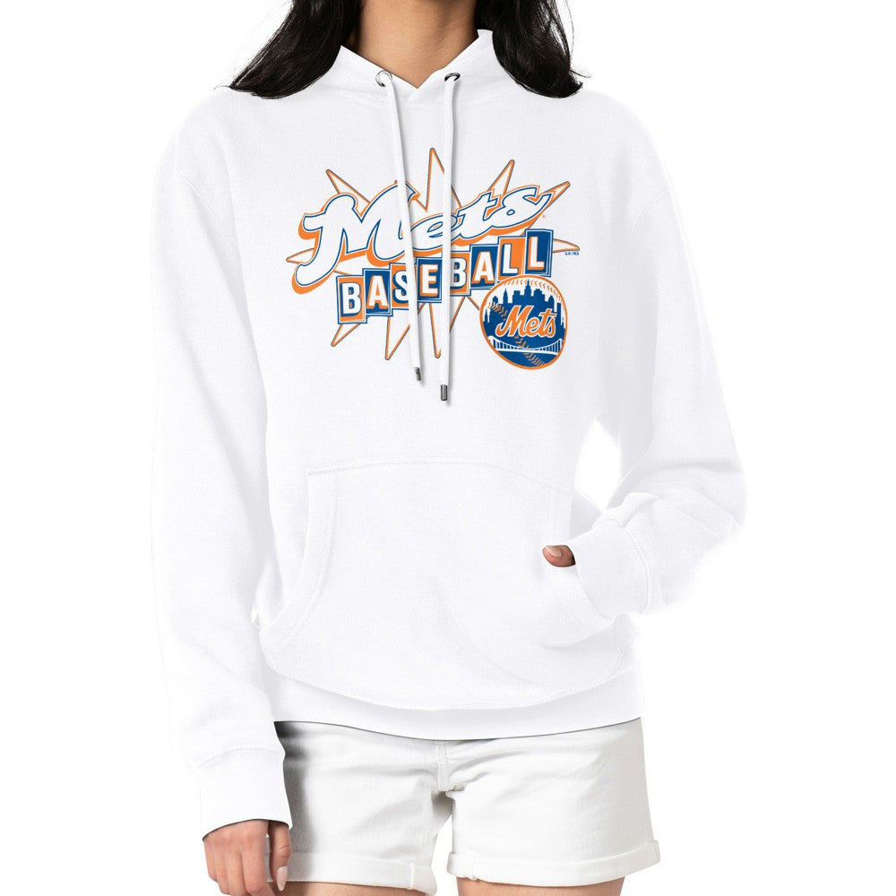 New York Mets Starter Women's Drive-In Pullover Hoodie Near Me