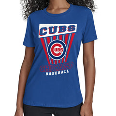 Chicago Cubs Starter Women's Poster Print T-Shirt for sale