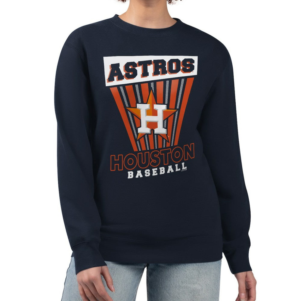 Houston Astros Starter Women's Poster Print Pullover Sweatshirt Online