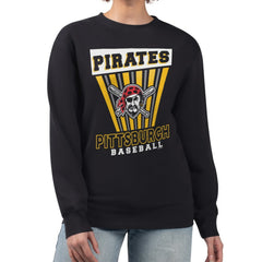 Pittsburgh Pirates Starter Women's Poster Print Pullover Sweatshirt for sale