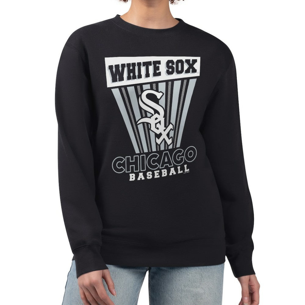 Chicago White Sox Starter Women's Poster Print Pullover Sweatshirt Discount