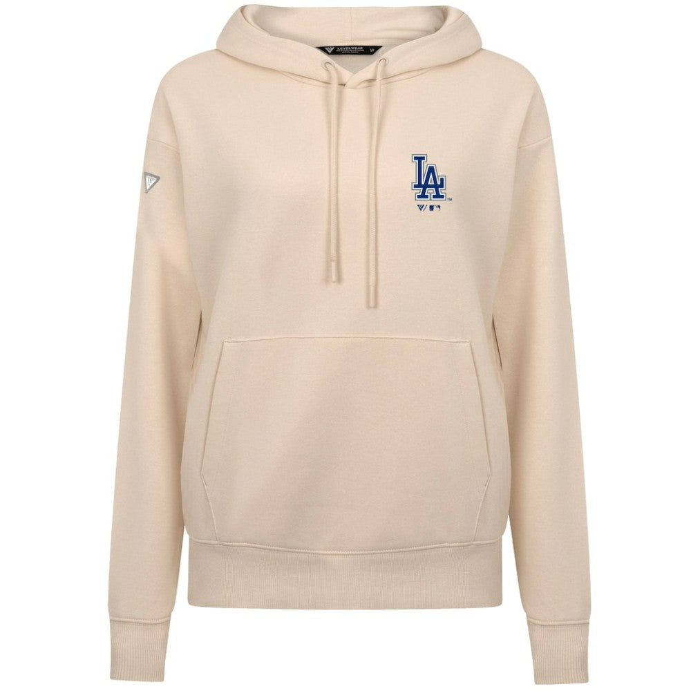 Los Angeles Dodgers Levelwear Women's Cooperstown Collection Adorn Core Logo Pullover Hoodie Outlet
