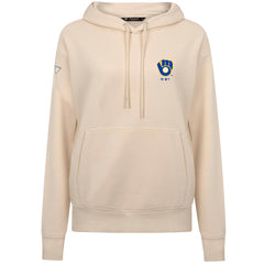 Milwaukee Brewers Levelwear Women's Cooperstown Collection Adorn Core Logo Pullover Hoodie Near Me