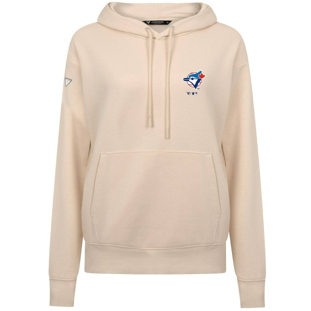 Toronto Blue Jays Levelwear Women's Cooperstown Collection Adorn Core Logo Pullover Hoodie Sale