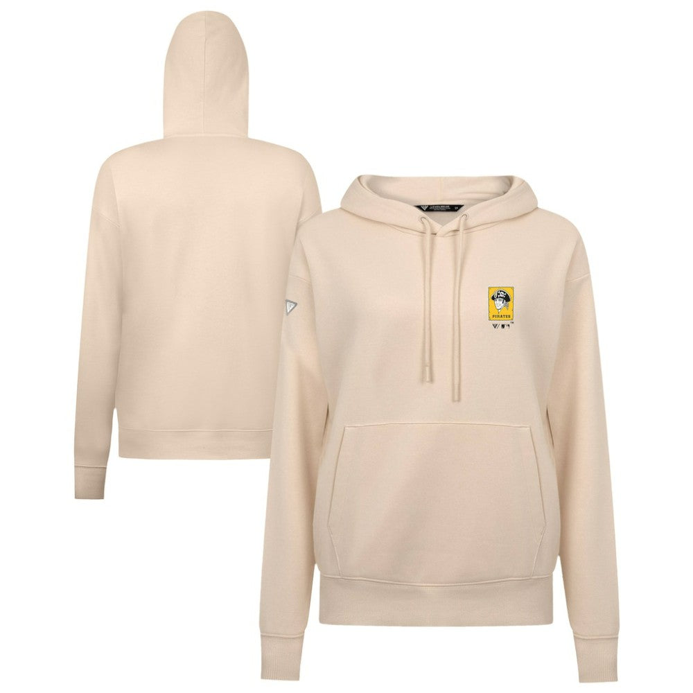 Pittsburgh Pirates Levelwear Women's Cooperstown Collection Adorn Core Logo Pullover Hoodie Outlet