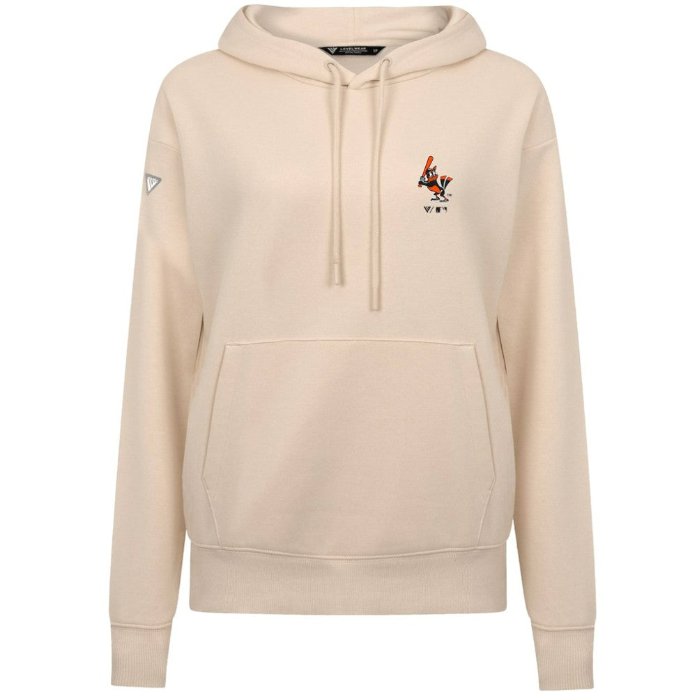 Baltimore Orioles Levelwear Women's Cooperstown Collection Adorn Core Logo Pullover Hoodie Outlet