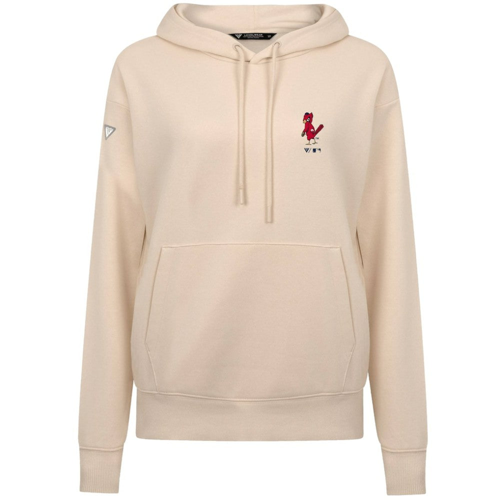 St. Louis Cardinals Levelwear Women's Cooperstown Collection Adorn Core Logo Pullover Hoodie Online