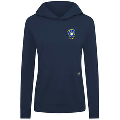 Milwaukee Brewers Levelwear Women's Cooperstown Collection Relay Core Logo Pullover Hoodie Outlet