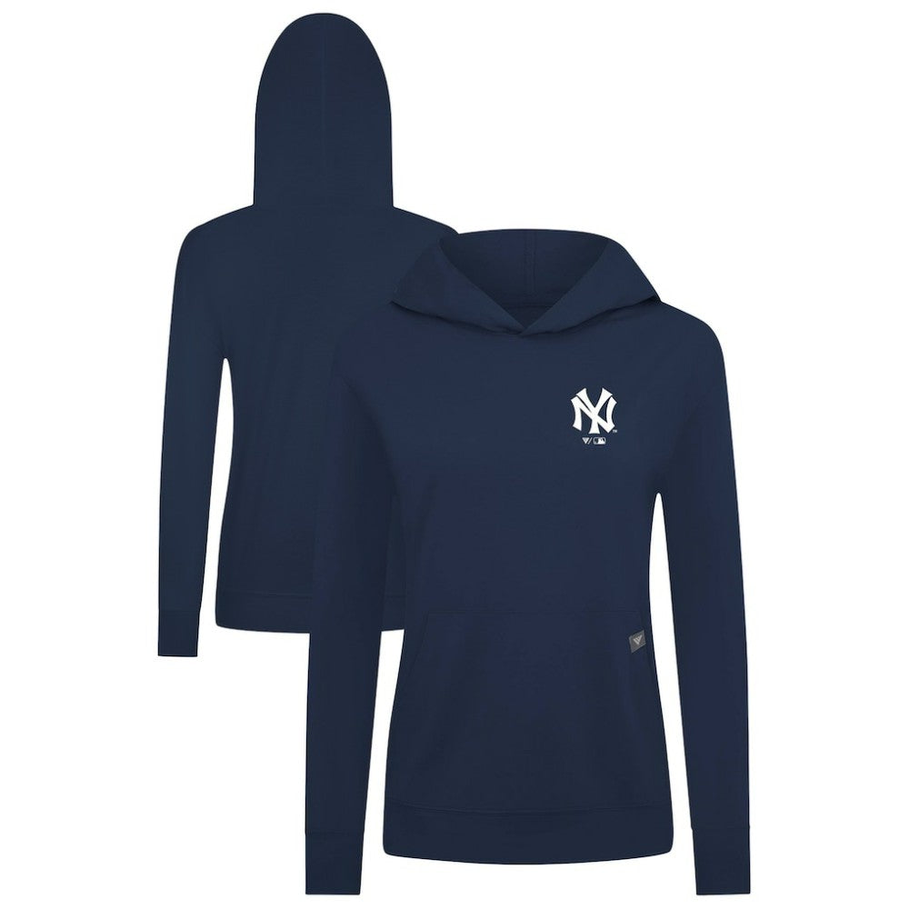 New York Yankees Levelwear Women's Cooperstown Collection Relay Core Logo Pullover Hoodie for sale