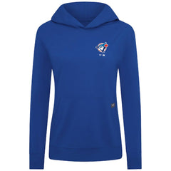 Toronto Blue Jays Levelwear Women's Cooperstown Collection Relay Core Logo Pullover Hoodie Online