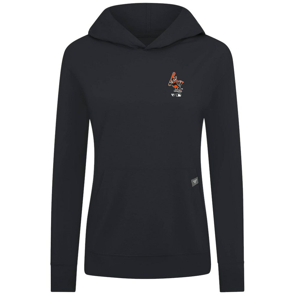 Baltimore Orioles Levelwear Women's Cooperstown Collection Relay Core Logo Pullover Hoodie Outlet